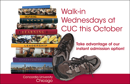 Walk-in Wednesdays October postcard image